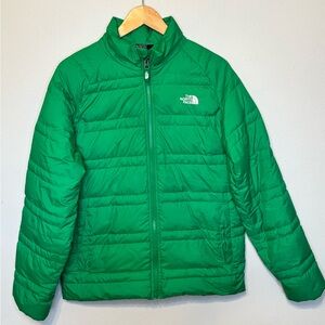 The North Face Boys Vibrant Green Puffer Jacket